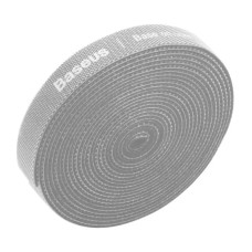 Органайзер для кабелей зарядки Baseus Colourful Circle Velcro strap 3m, серый