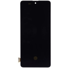 Дисплей с сенсорным экраном (модуль) Samsung A715 Galaxy A71 (2019), черный, сервисная упаковка