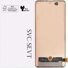 Дисплей с сенсорным экраном (модуль) Samsung A715 Galaxy A71 (2019), черный, сервисная упаковка