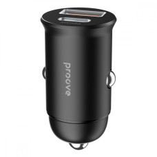 Автомобильное зарядное устройство Proove Tiny Power Pro 65W (USB + Type-C) черный