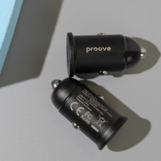Автомобильное зарядное устройство Proove Tiny Power Pro 65W (USB + Type-C) черный