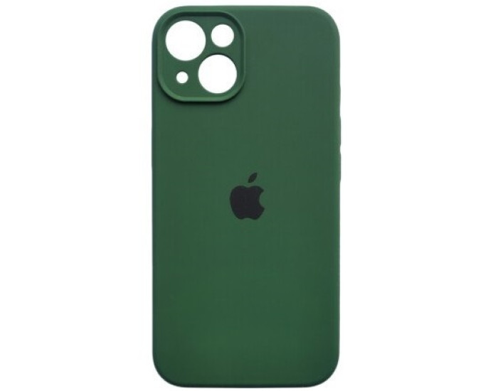 Чехол-силикон оригинал Full Camera Square Side iPhone 14, Dark green