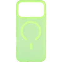 Чохол-силікон AirLight with MagSafe iPhone 17 Pro, флуоресцентний Зелений