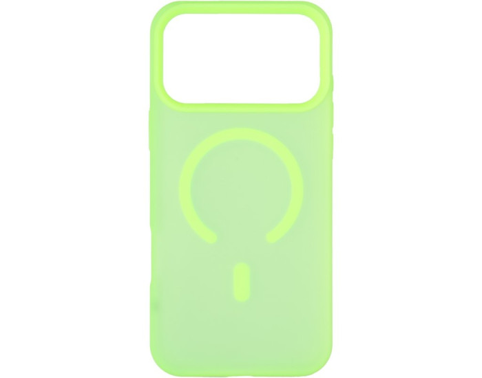 Чехол-силикон AirLight with MagSafe iPhone 17 Pro, флуоресцентный зеленый