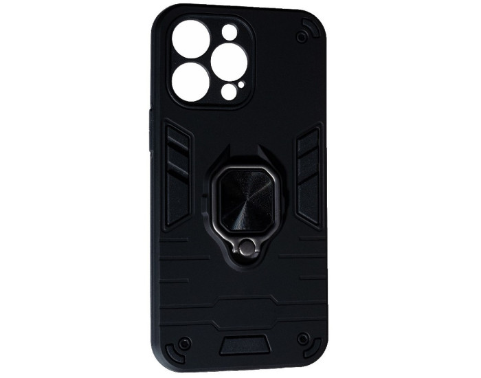 Чехол-силикон Противоударный Antishock iPhone 14 Pro Max, Black