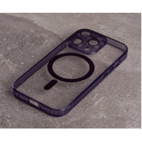 Чохол-силікон MagSafe Shade iPhone 15 Pro, Темно-Фіолетовий