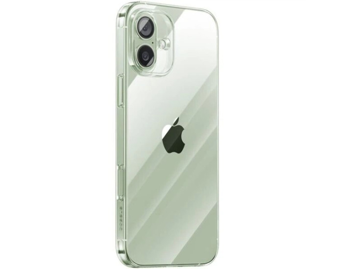 Чехол-силикон Baseus Simple Series iPhone 16, Clear