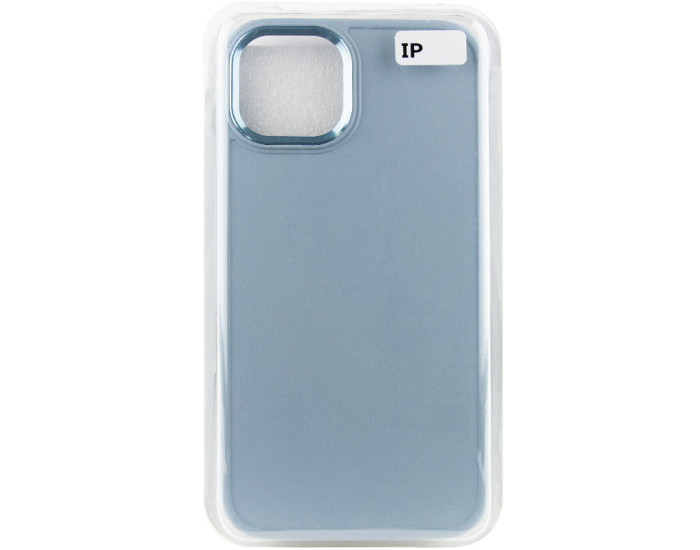 Чехол-силикон Bonbon Metal Style iPhone 14 Pro Mist Blue