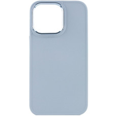 Чехол-силикон Bonbon Metal Style iPhone 14 Pro Max, Mist blue