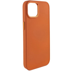 Чехол-силикон Bonbon Metal Style iPhone 14, оранжевый