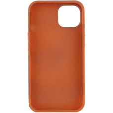 Чехол-силикон Bonbon Metal Style iPhone 14, оранжевый