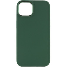 Чехол-силикон Bonbon Metal Style iPhone 14 (Зеленый / Pine green)