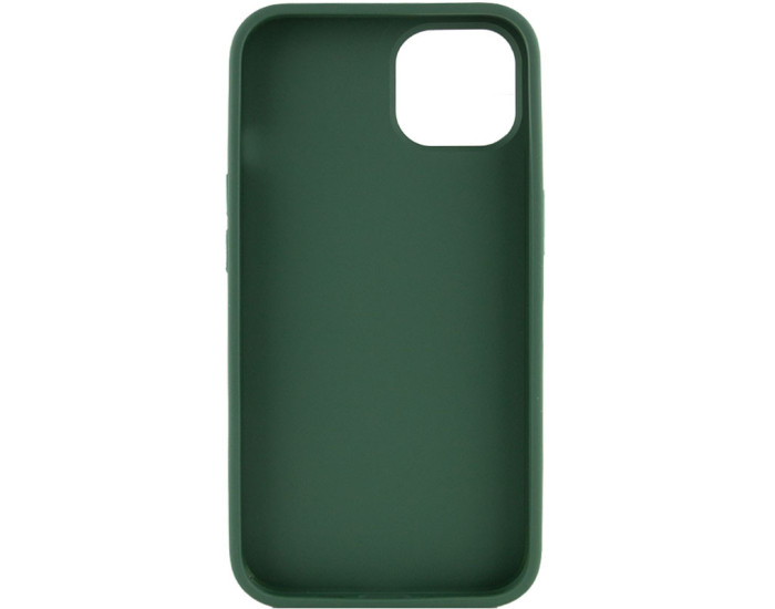Чехол-силикон Bonbon Metal Style iPhone 14 (Зеленый / Pine green)