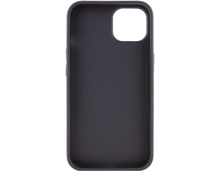 Чехол-силикон Bonbon Metal Style iPhone 14 (Черный / Black)