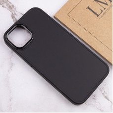 Чехол-силикон Bonbon Metal Style iPhone 14 (Черный / Black)