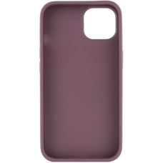 Чехол-силикон Bonbon Metal Style iPhone 14 Plus (Бордовый / Plum)
