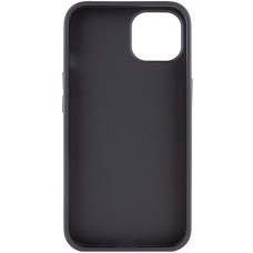 Чехол-силикон Bonbon Metal Style iPhone 14 Plus (Черный / Black)