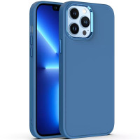 Чехол-силикон Bonbon Metal Style MagSafe iPhone 15 Pro Max (Синий / Denim Blue)