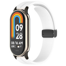 Ремешок Line Magnetic Xiaomi Mi Band 8/9/10, белый