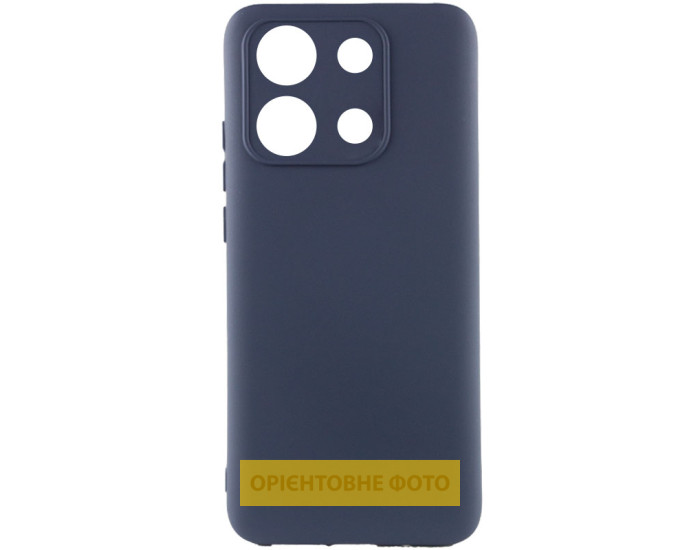 Чохол-силікон Getman Liquid Silk Full Camera Xiaomi Poco X8 Pro Max, Темно-синій