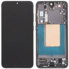 Дисплей с сенсорным экраном (модуль) Samsung S926 Galaxy S24 Plus, черный с рамкой, оригинал Assembled