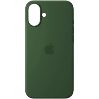 Чохол-силікон оригінал Full Soft Matte iPhone 16 (Зелений / Dark Olive)