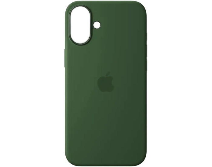 Чохол-силікон оригінал Full Soft Matte iPhone 16 (Зелений / Dark Olive)