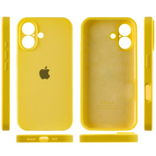 Чохол-силікон оригінал Full Camera Soft Matte iPhone 16, Yellow