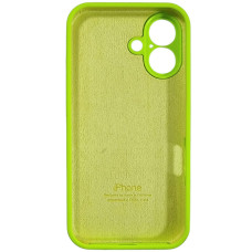 Чохол-силікон оригінал Full Camera Soft Matte iPhone 16 (Кислотно-зелений / Acid Green)