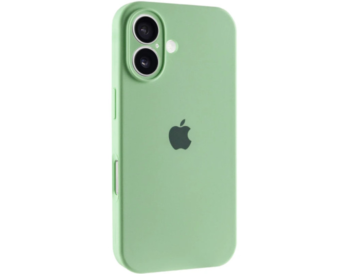 Чохол-силікон оригінал Full Camera Soft Matte iPhone 16, Фісташковий