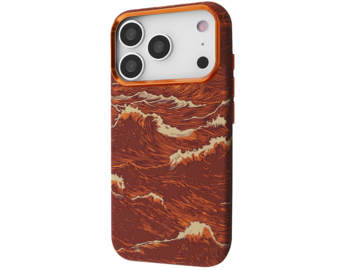 Чохол-силікон Proove Gleam Case with Magnetic Ring iPhone 17 Pro, Orange ocean