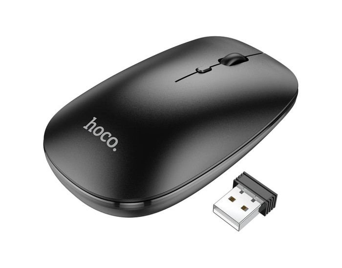 Миша Бездротова Hoco GM15 Art dual-mode business 2,4G/BT3.0-5.0 Black