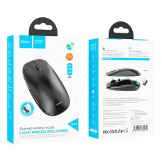 Миша Бездротова Hoco GM15 Art dual-mode business 2,4G/BT3.0-5.0 Black