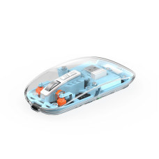 Мышь беспроводная WiWU WM105 (Dual-bluetooth +2.4G three-mode) синяя