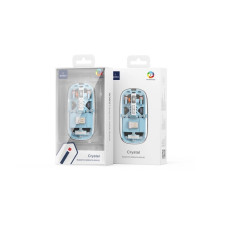 Мышь беспроводная WiWU WM105 (Dual-bluetooth +2.4G three-mode) синяя