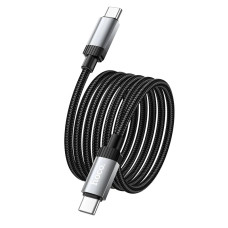 Кабель USB-C Hoco X117 Star charging Type-C to Type-C (60W/1m) черный