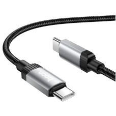 Кабель USB-C Hoco X117 Star charging Type-C to Type-C (60W/1m) черный