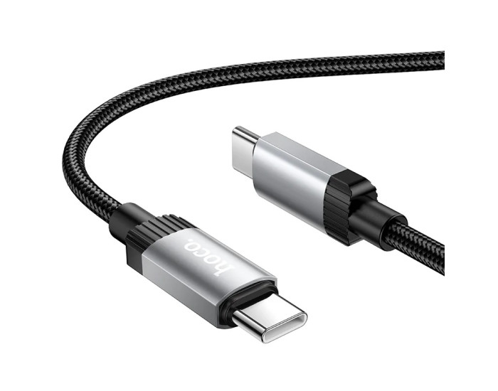 Кабель USB-C Hoco X117 Star charging Type-C to Type-C (60W/1m) черный