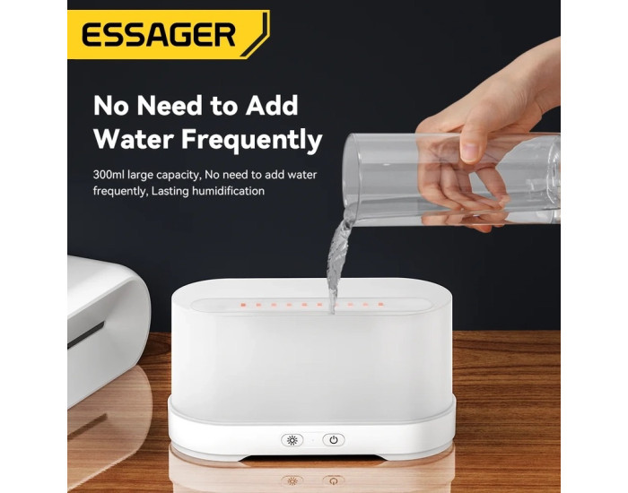 Зволожувач повітря ESSAGER Flame Aromatherapy Humidifier Black