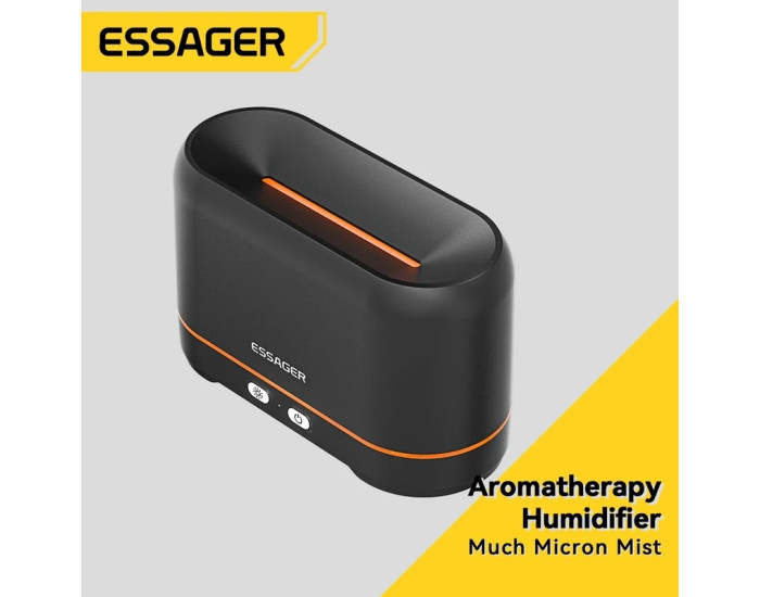Зволожувач повітря ESSAGER Flame Aromatherapy Humidifier Black