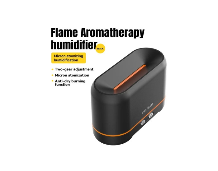Зволожувач повітря ESSAGER Flame Aromatherapy Humidifier Black