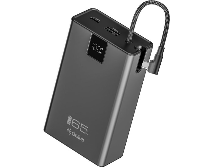 Портативная батарея (Power Bank) Gelius Veyron GP-PB312 20000mAh 65W(QC/PD) Black