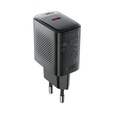 Мережеве зарядний пристрій Acefast A104 PD25W GaN single USB-C charger, чорне