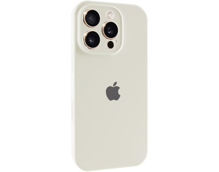 Чохол-силікон оригінал Full Camera Soft Matte iPhone 16 Pro, антично-білий