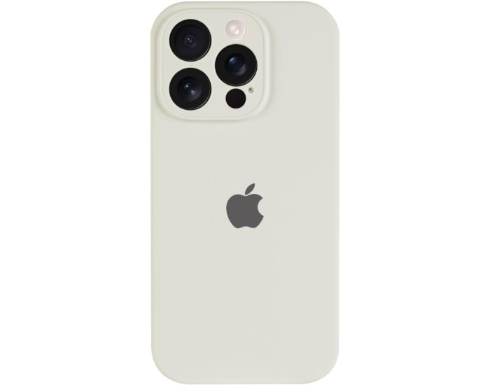 Чохол-силікон оригінал Full Camera Soft Matte iPhone 16 Pro, антично-білий