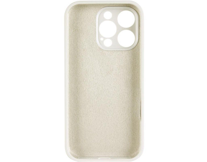 Чохол-силікон оригінал Full Camera Soft Matte iPhone 16 Pro, антично-білий