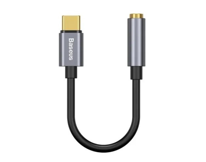 AUX-адаптер Baseus L54 Type-C Male to 3.5mm Female Adapter, Deep grey (CATL54-0G)
