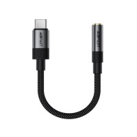 Переходник AUX Acefast J12 Type-C to 3.5mm, черный