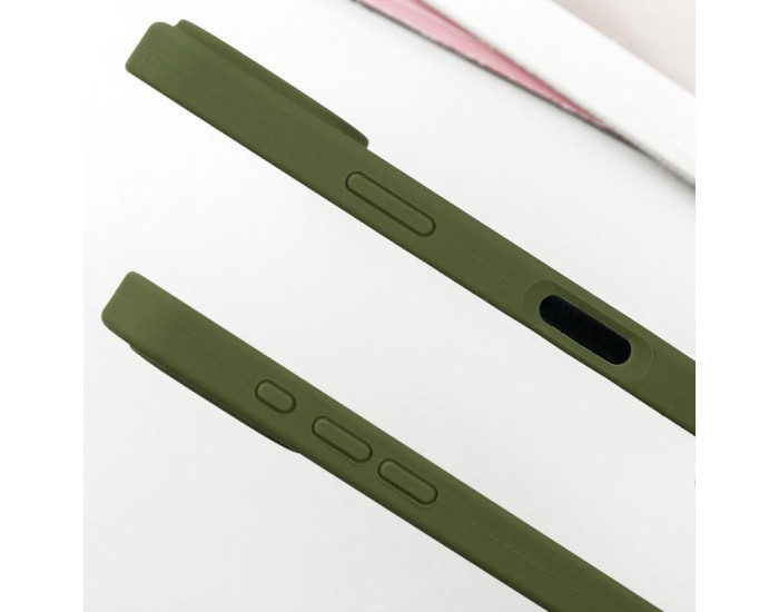 Чохол-силікон оригінал Case Full Protective iPhone 16 Pro (Зелений / Dark Olive)