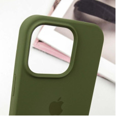 Чохол-силікон оригінал Case Full Protective iPhone 16 Pro (Зелений / Dark Olive)